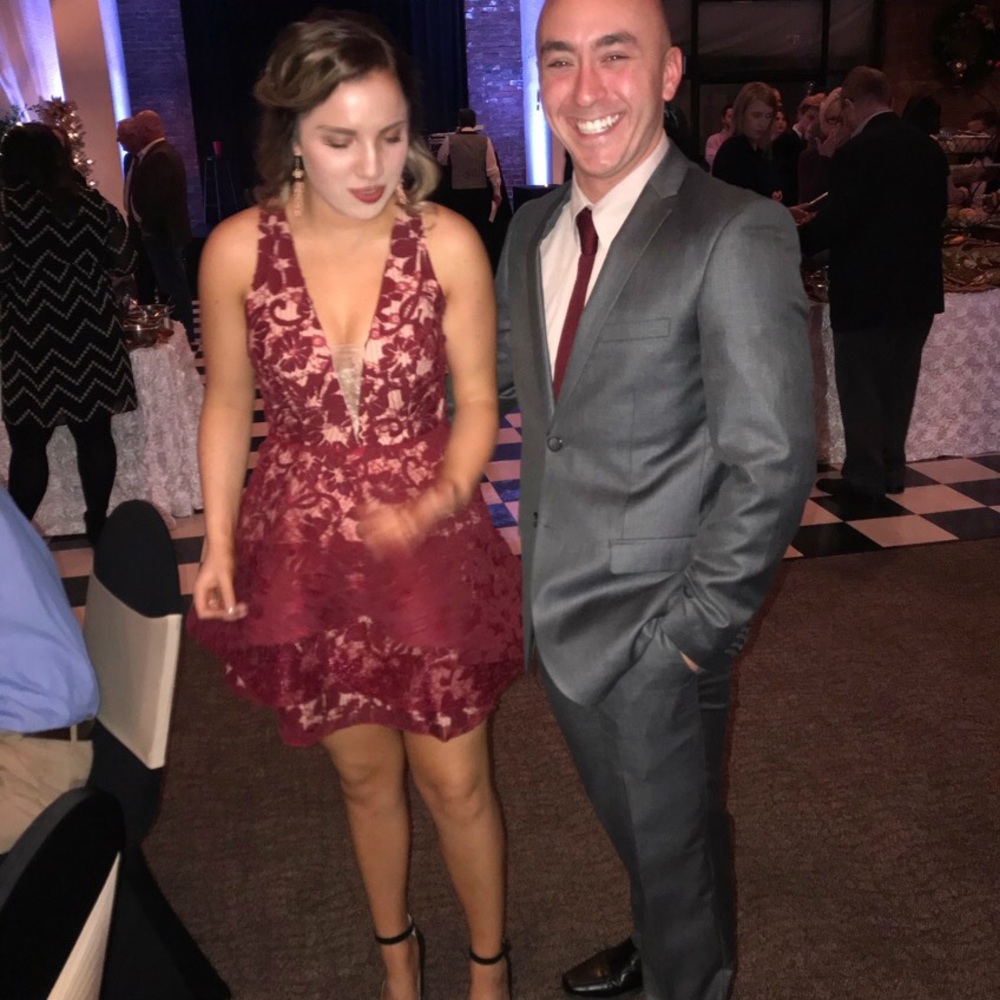 Red dress